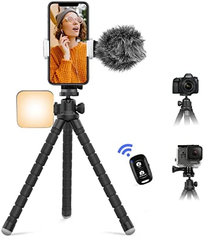 Flexible Mini Tripod with Cold Shoe